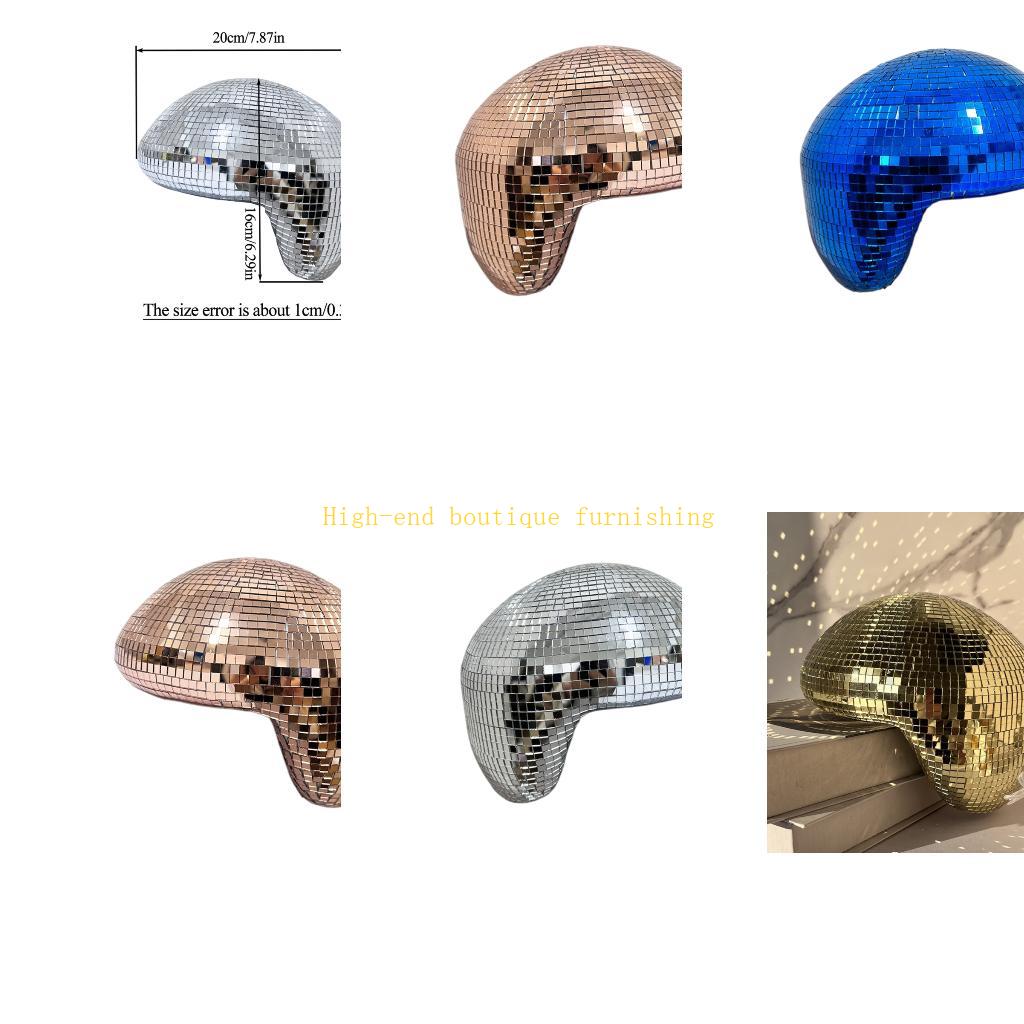 Disco Ball Mirror - L9NB Shelf Accent Melting Mirror Disco