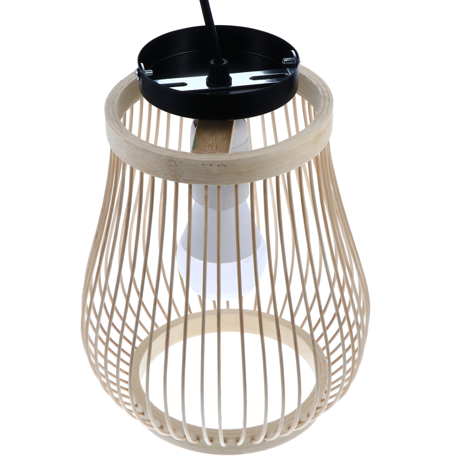 Decor Lighting Solution - Woven Bamboo Chandelier Handcrafted Design for