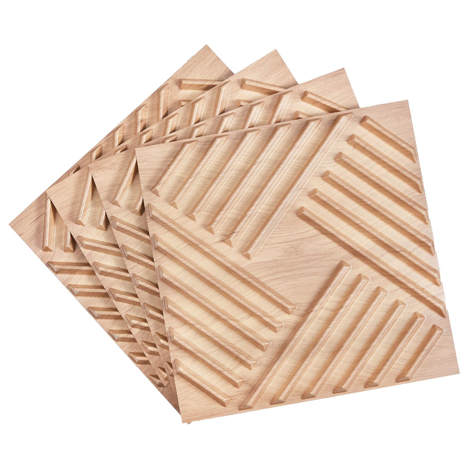 Decor Lighting Pack - 3D Wall Panels, 12-Pack 19.7 x