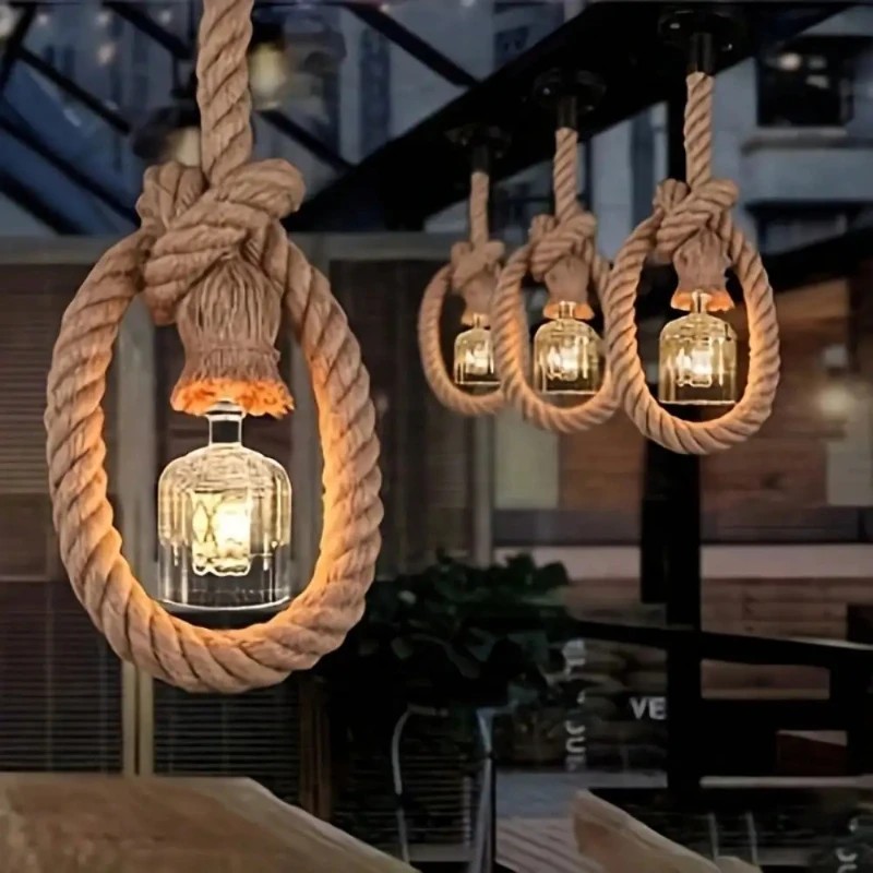 striped cylindrical light bulb - Pendant Lighting Christmas Decor ulasan dan harga