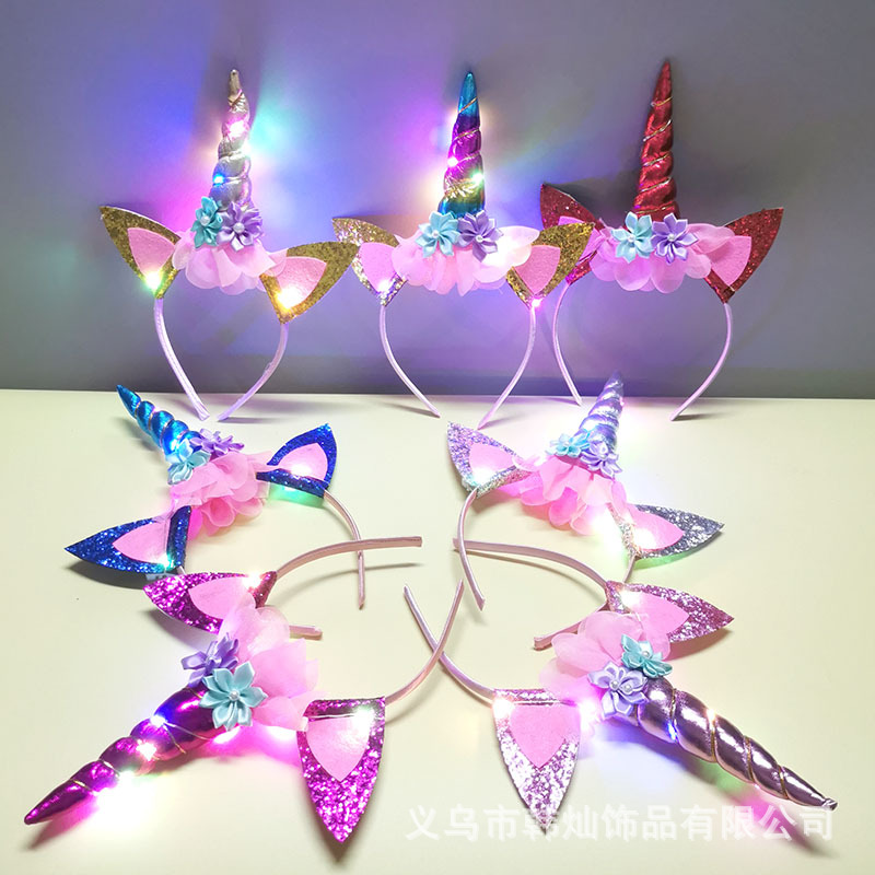 New Halloween Cute Unicorn Hea - Unique Lighting Decor ulasan dan harga