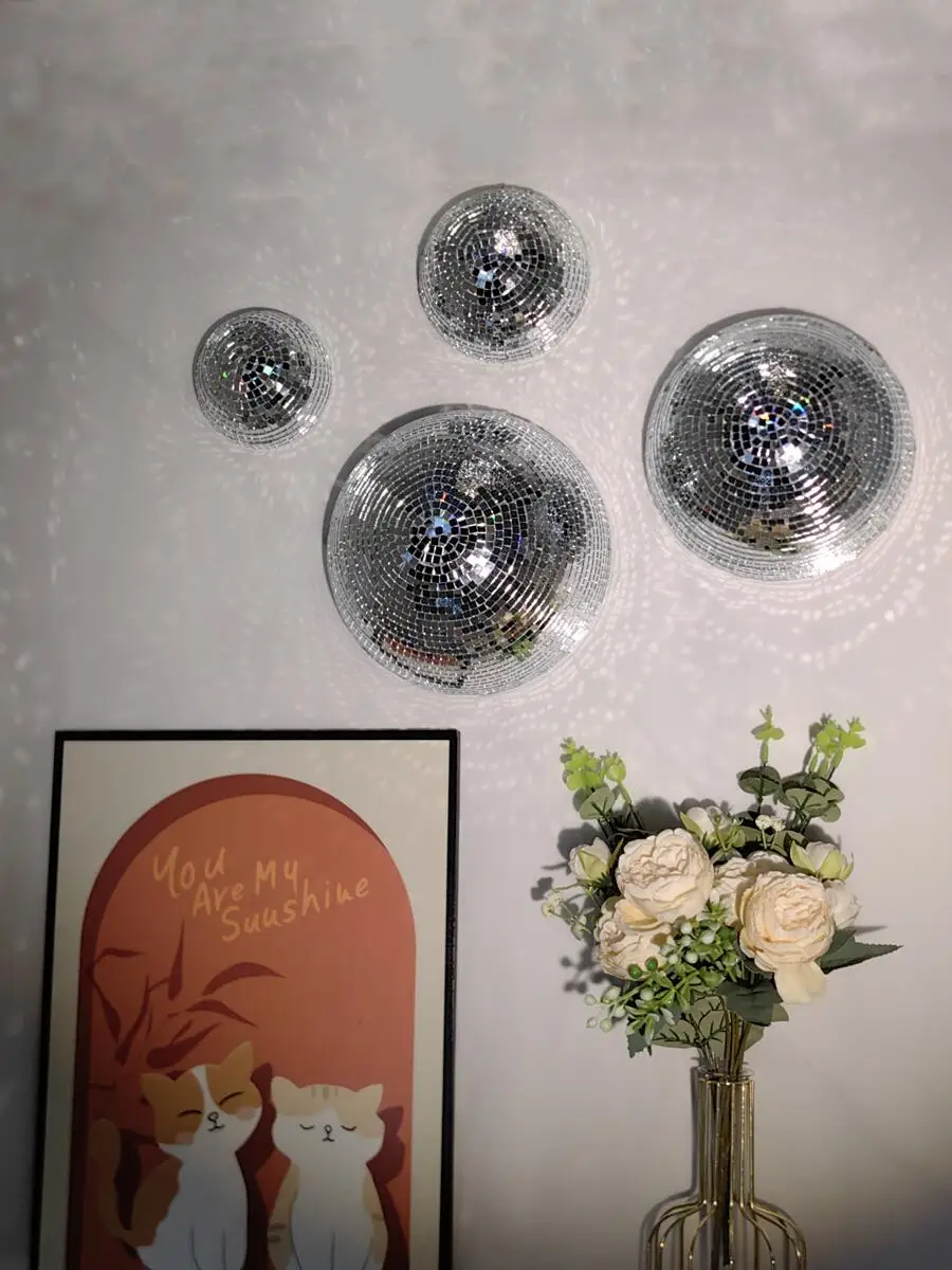 New Wall Disco Ball Mirrored D - Disco Ball Mirror ulasan dan harga