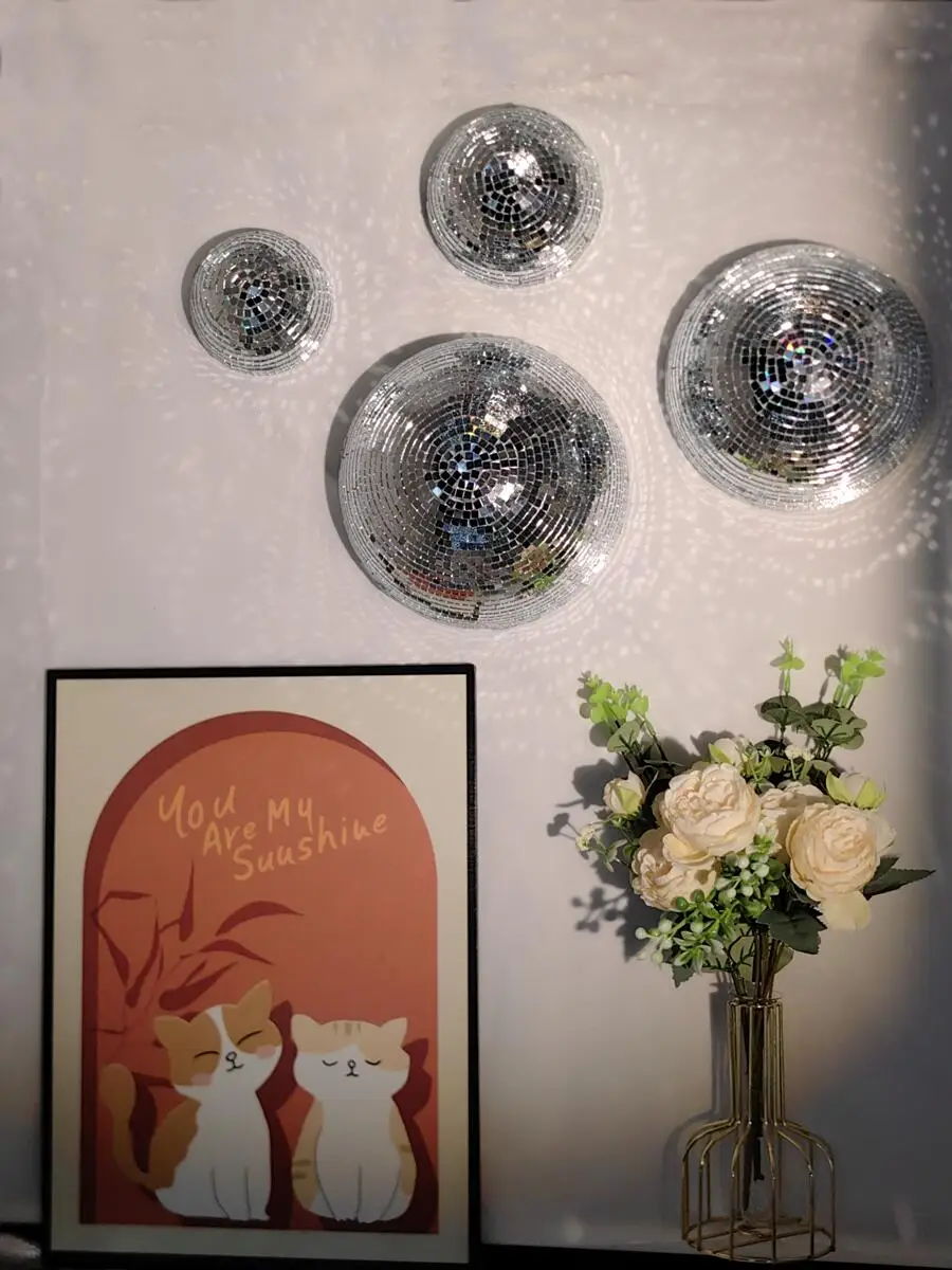 New Wall Disco Ball Mirrored D - Disco Ball Mirror ulasan dan harga