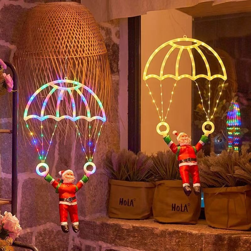 String Lights LED Santa Parach - Pendant Lighting Christmas Decor ulasan dan harga