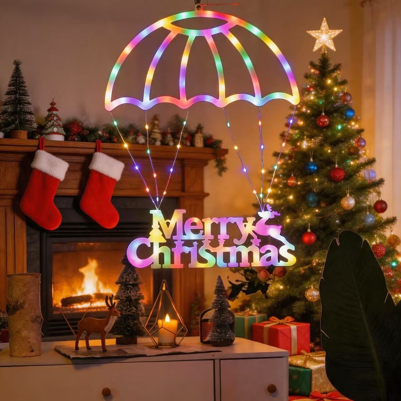 String Lights LED Santa Parach - Pendant Lighting Christmas Decor ulasan dan harga
