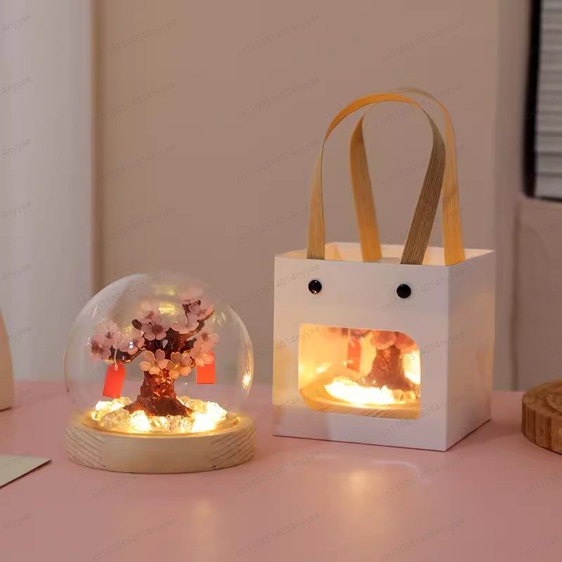 DIY Cherry Blossom Tree Desk L - Unique Lighting Decor ulasan dan harga