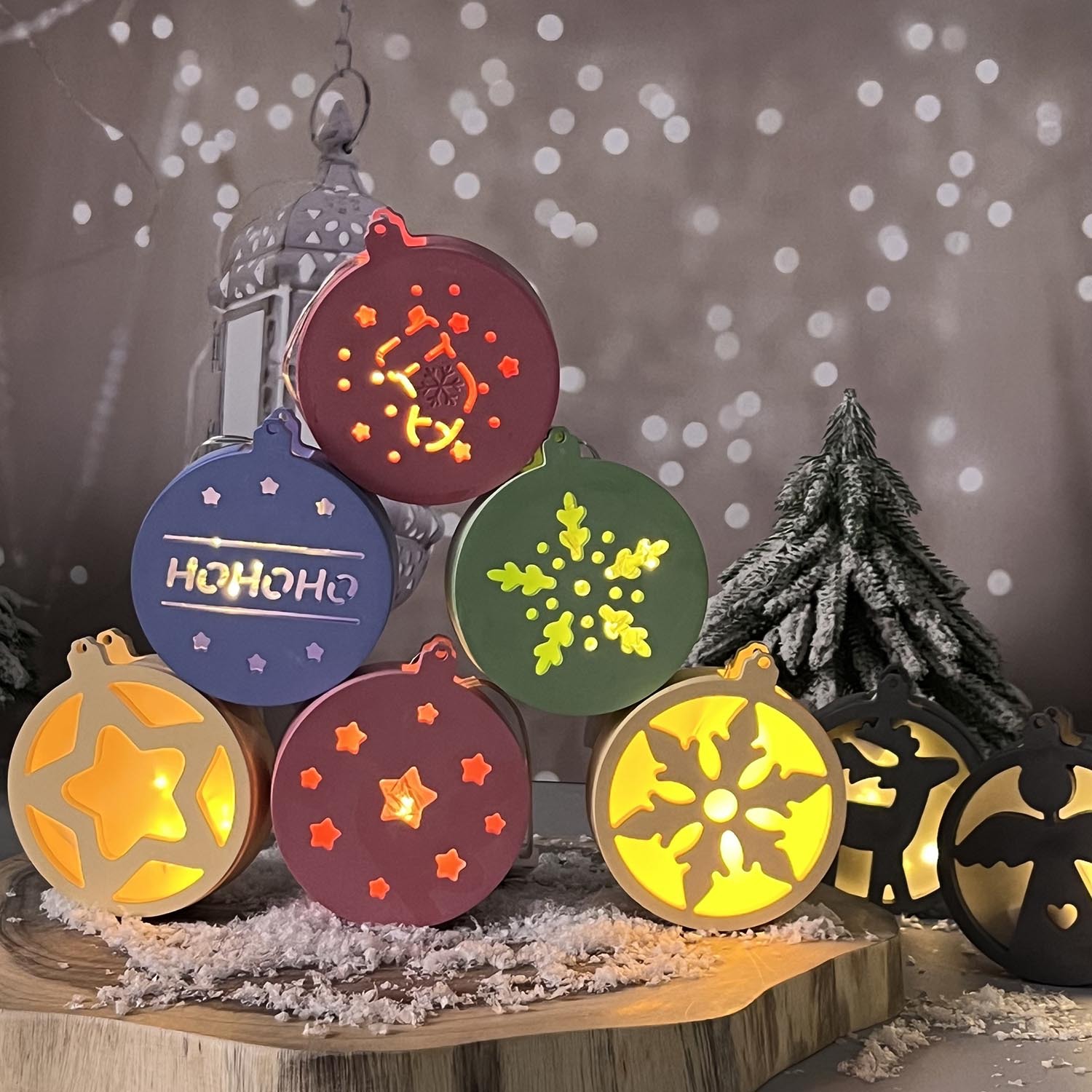 Christmas Series Night Light P - Pendant Lighting Christmas Decor ulasan dan harga
