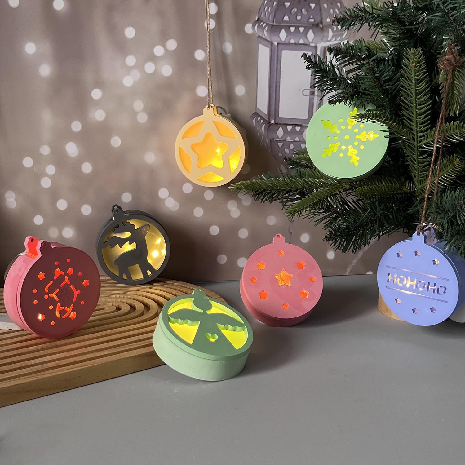 Christmas Series Night Light P - Pendant Lighting Christmas Decor ulasan dan harga