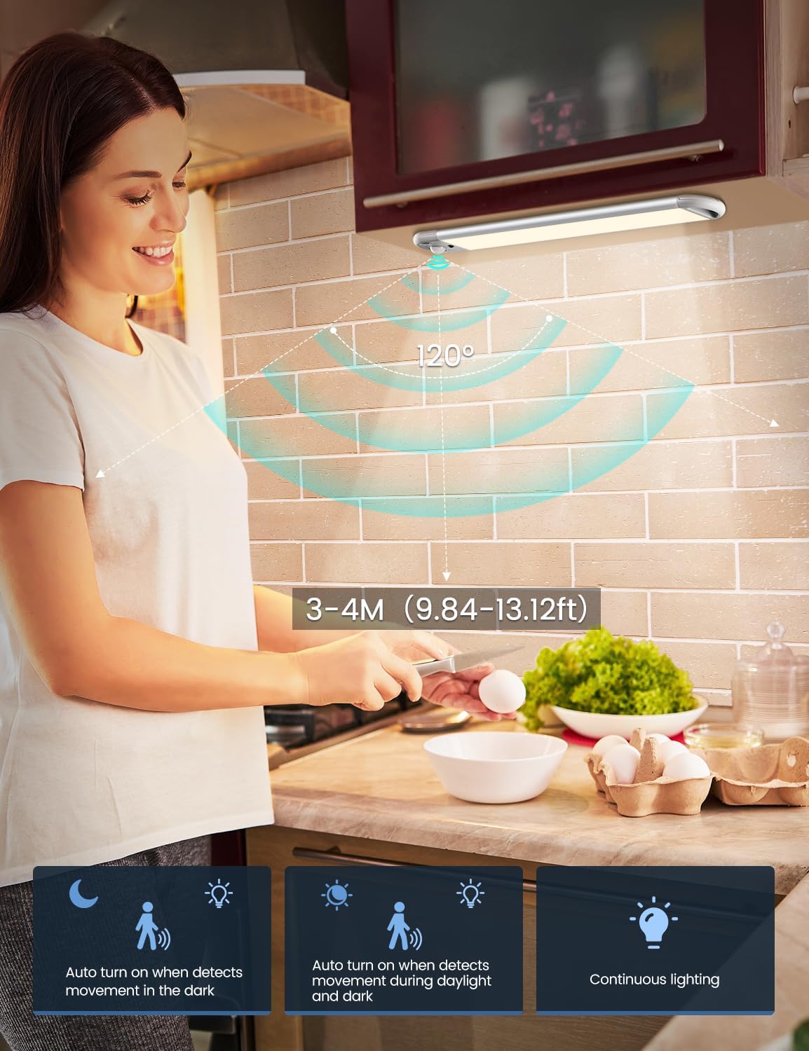 Motion Sensor Kitchen Light LE - Lighting Decor Inc ulasan dan harga