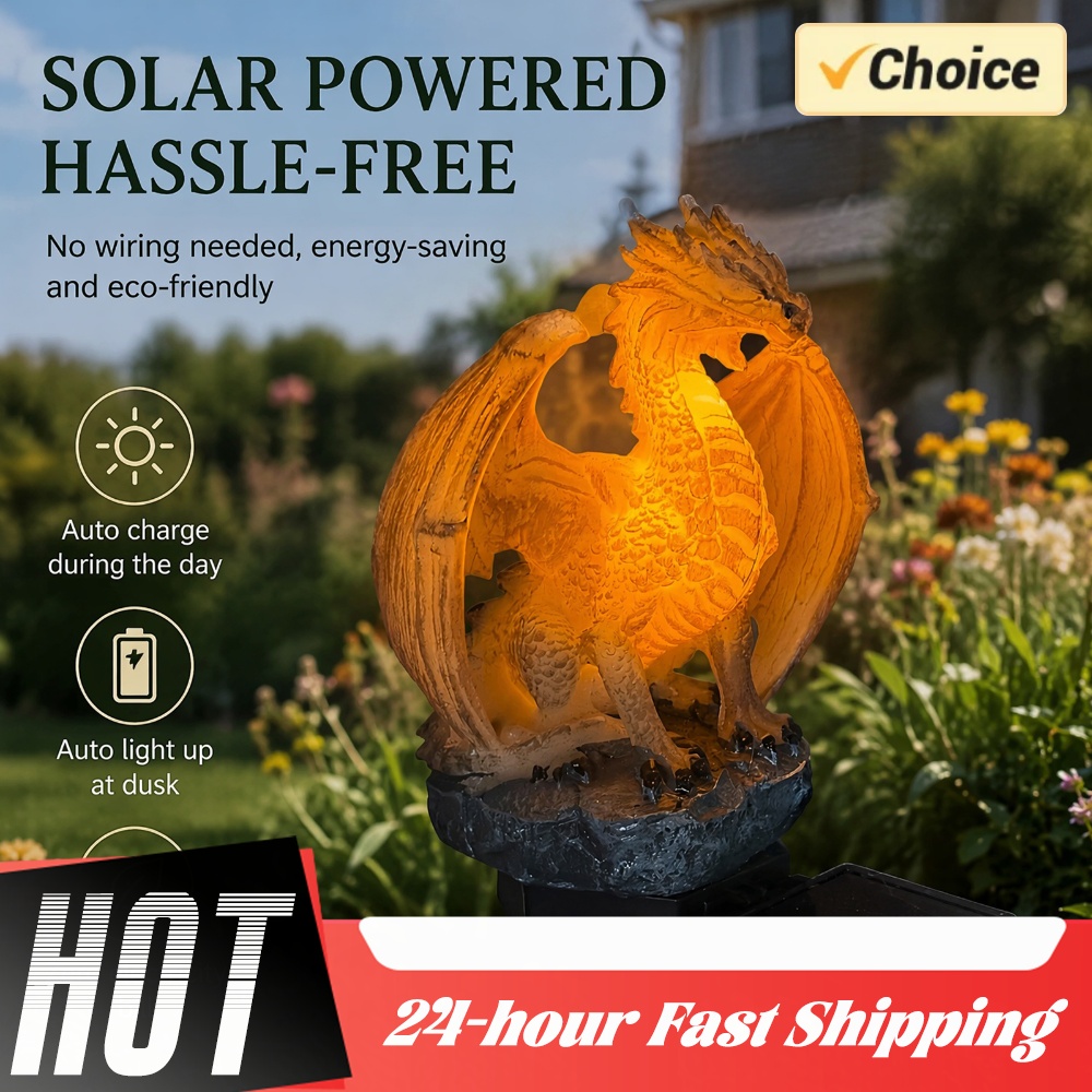 Dragon Solar Garden Light Ener - Unique Lighting Decor ulasan dan harga