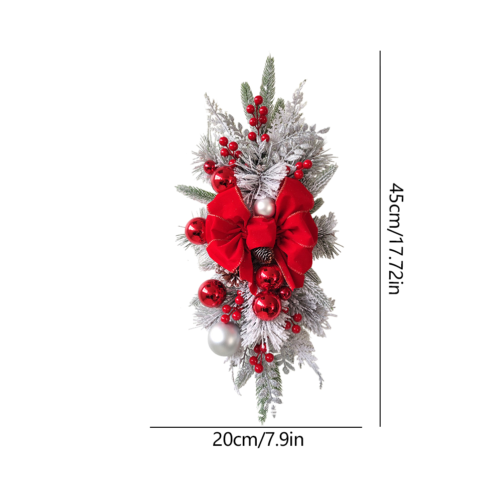 45CM Christmas Wreath Pendant  - Pendant Lighting Christmas Decor ulasan dan harga