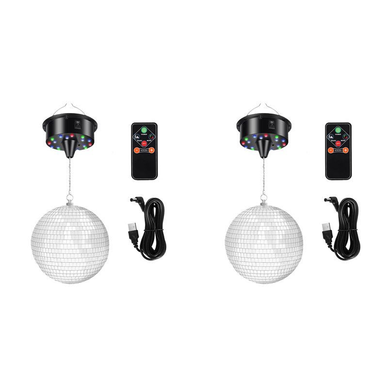 AT41 2 Set 7.8 Inch Hanging Di - Disco Ball Mirror ulasan dan harga