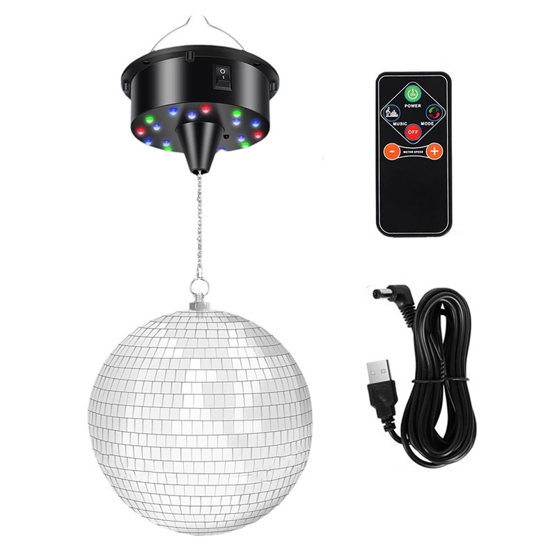 AT41 2 Set 7.8 Inch Hanging Di - Disco Ball Mirror ulasan dan harga