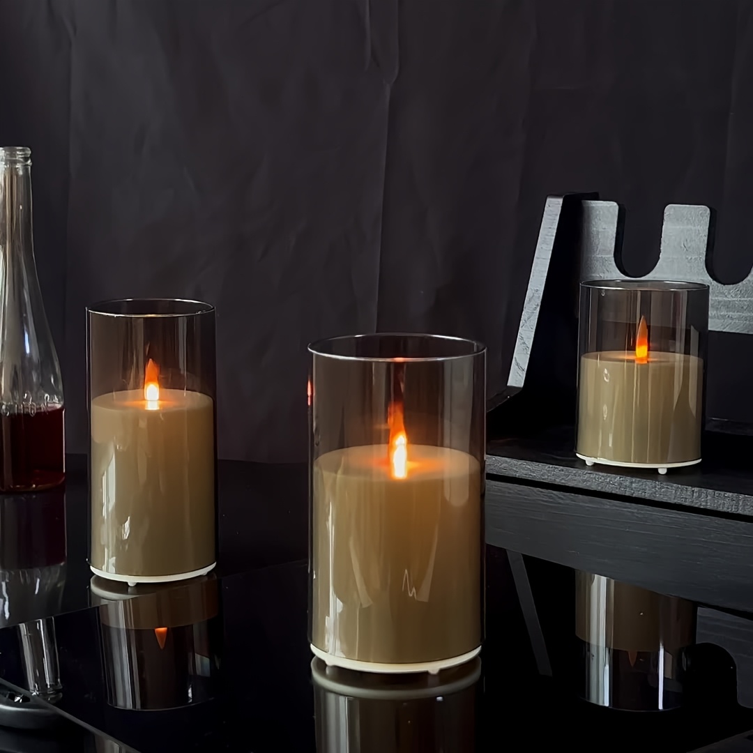 3 Pack Rechargeable Pillar Fak - Decor Lighting Pack ulasan dan harga