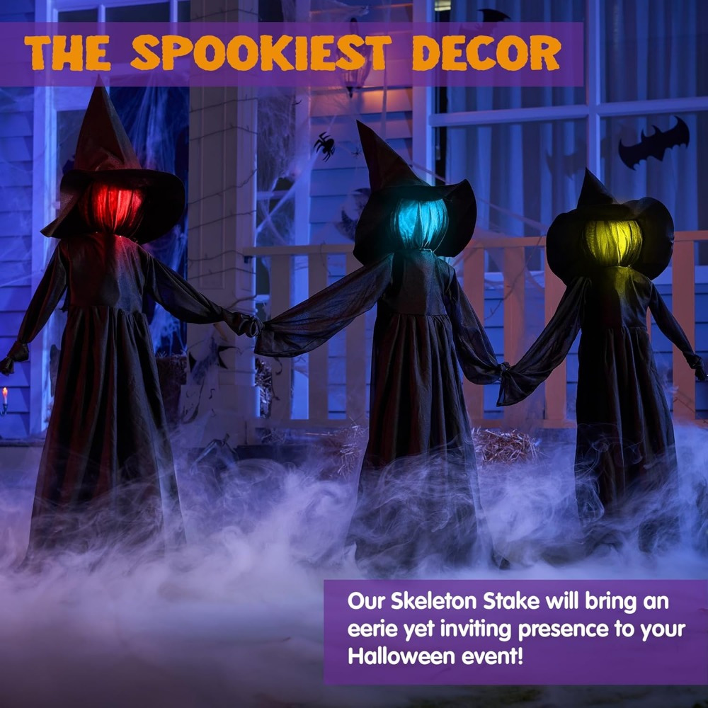 3 Pack 51'' Halloween Witch De - Decor Lighting Pack ulasan dan harga