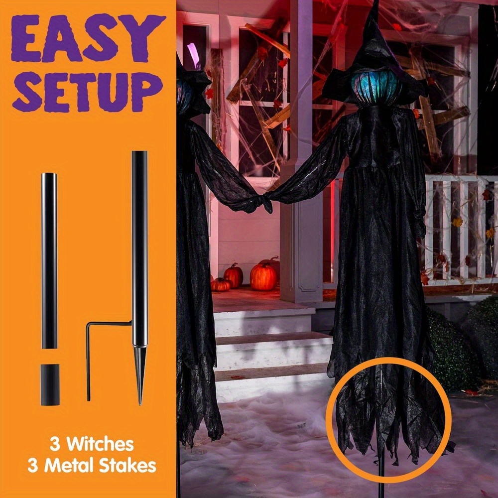 3 Pack 51'' Halloween Witch De - Decor Lighting Pack ulasan dan harga