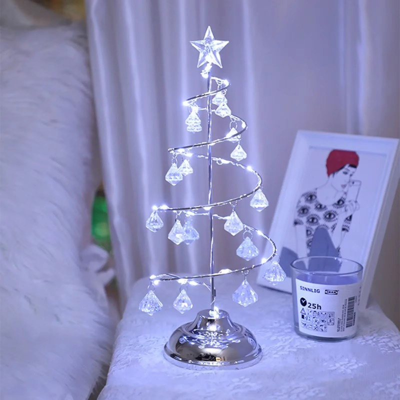 Christmas LED Crystal Christma - Pendant Lighting Christmas Decor ulasan dan harga