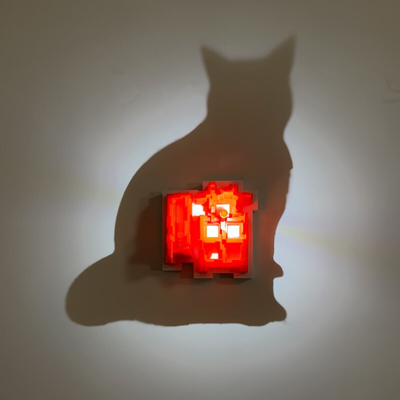 Dropshipping 3D Light Shadow N - Room Decor Lighting Lamp ulasan dan harga