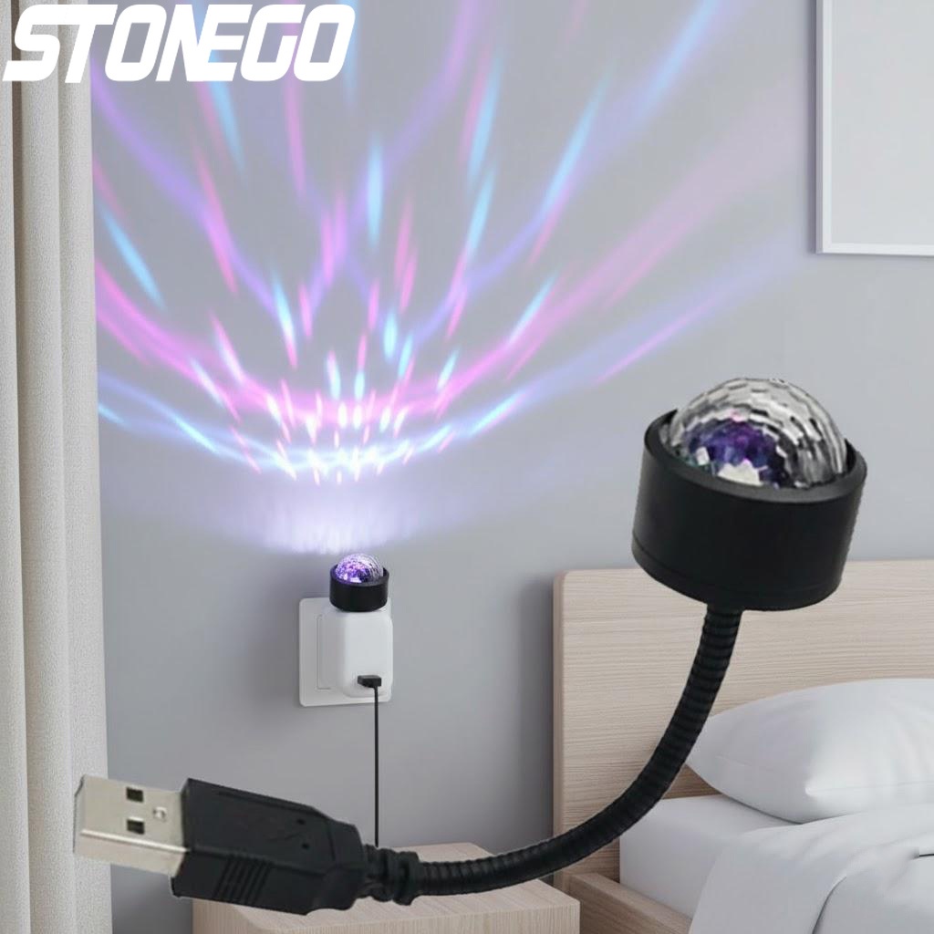 USB LED Disco Ball Light for C - Lighting Effect Home Decor ulasan dan harga