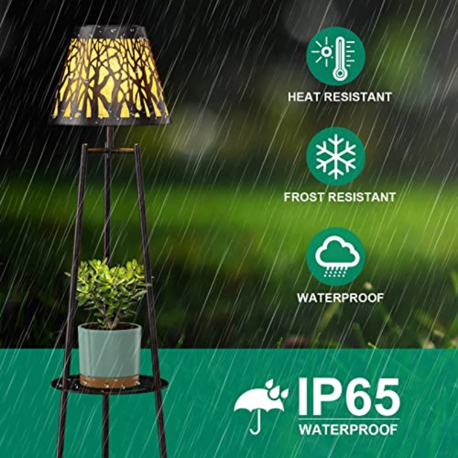 2 Pack Outdoor Solar Floor Lam - Decor Lighting Pack ulasan dan harga