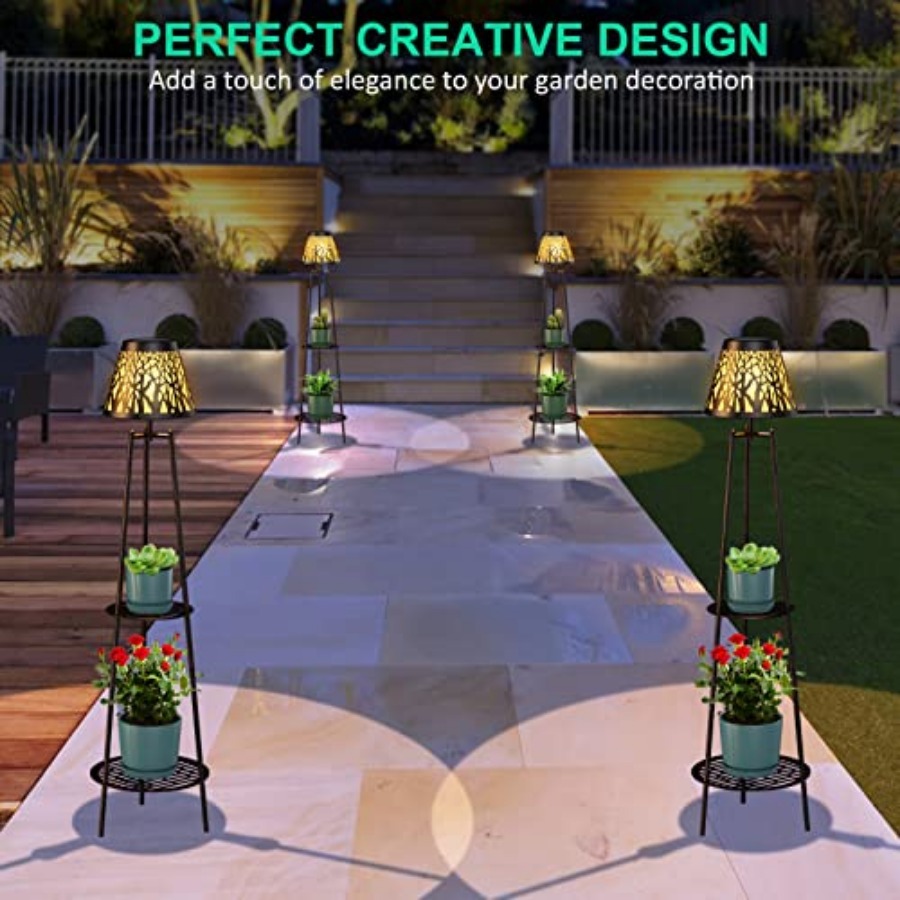 2 Pack Outdoor Solar Floor Lam - Decor Lighting Pack ulasan dan harga