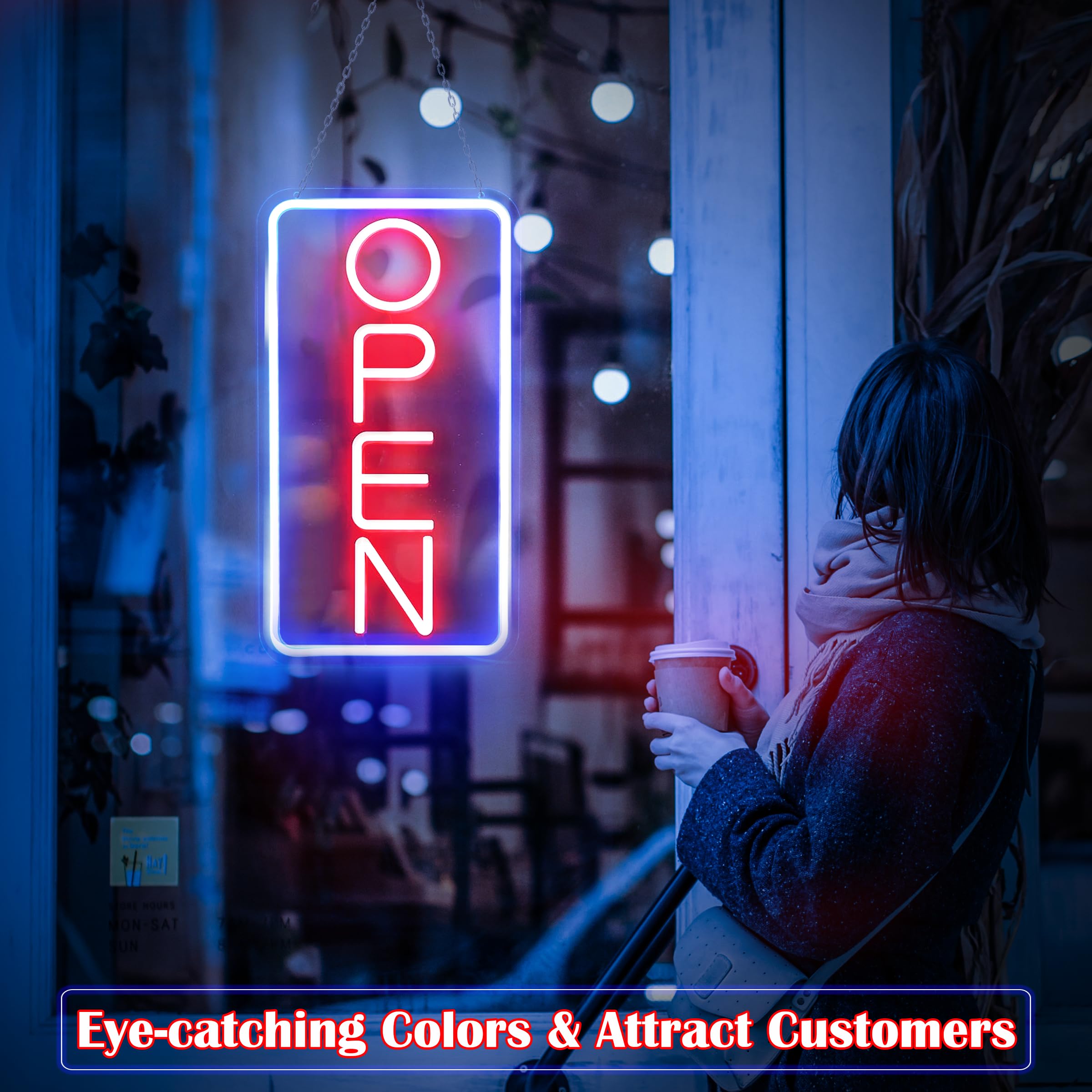 LED Neon Open Sign, Business H - Decor Lighting Opening Hours ulasan dan harga