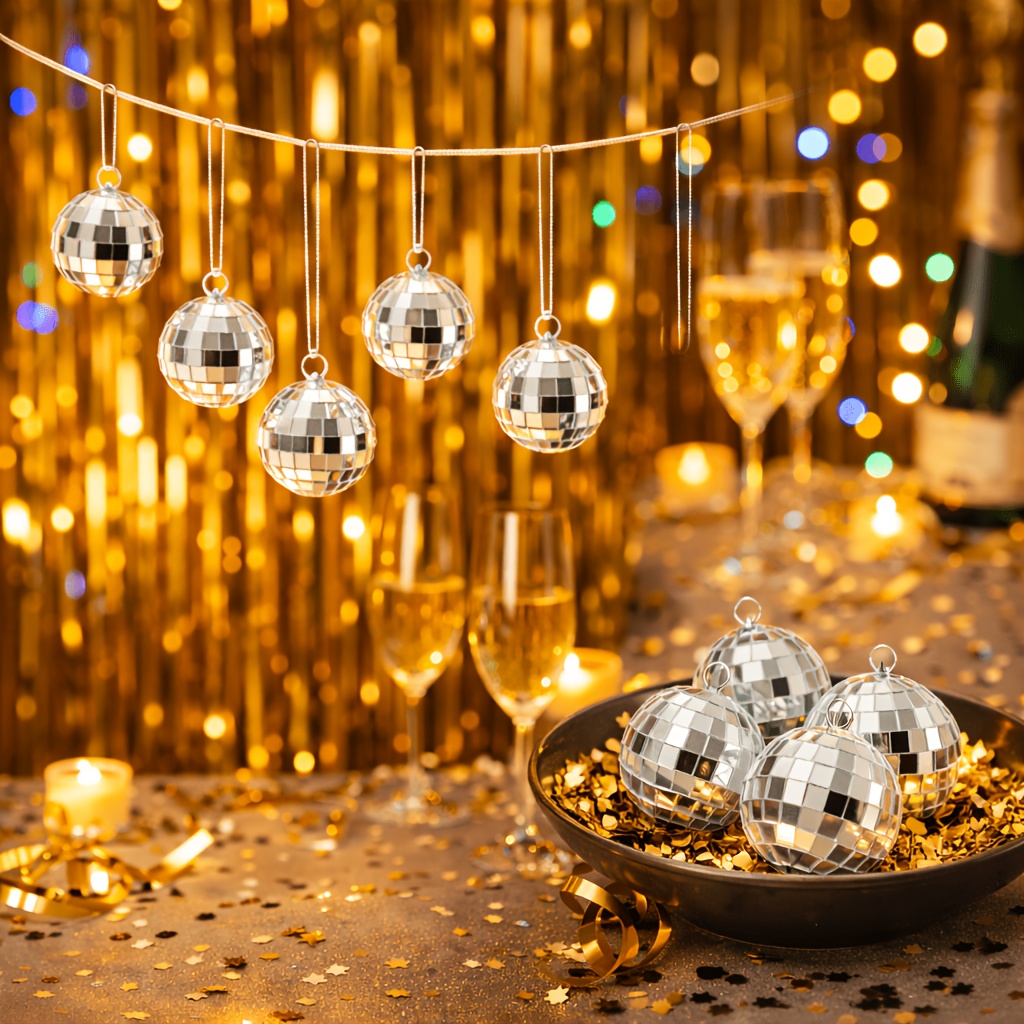 12pcs Mini Disco Mirror Balls- - Disco Ball Mirror ulasan dan harga