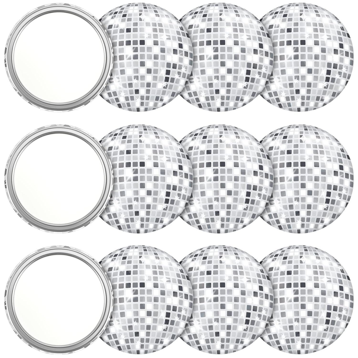 Disco Ball Compact Mirror Vint - Disco Ball Mirror ulasan dan harga