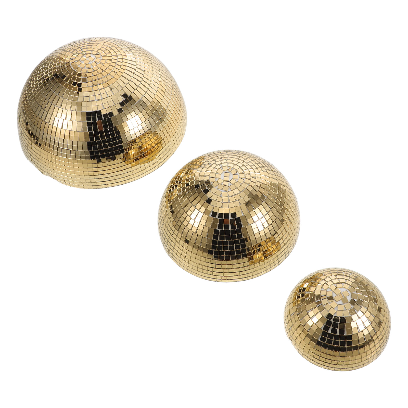 3Pcs Half Gazing Globe Mirror  - Disco Ball Mirror ulasan dan harga