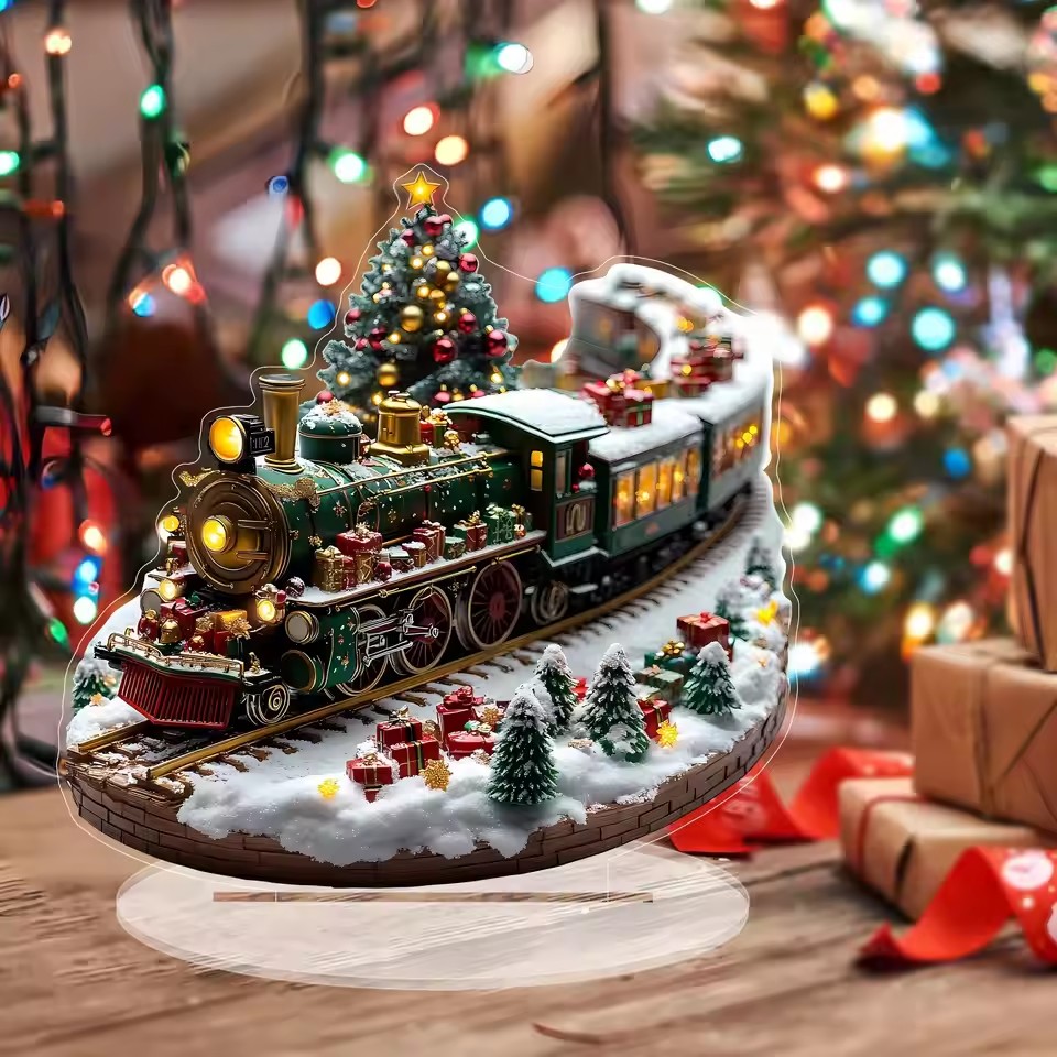 Unique Christmas Village House - Unique Lighting Decor ulasan dan harga