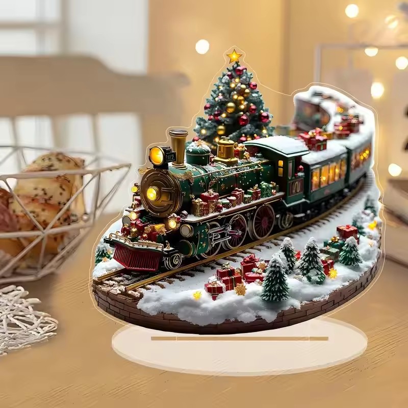 Unique Christmas Village House - Unique Lighting Decor ulasan dan harga
