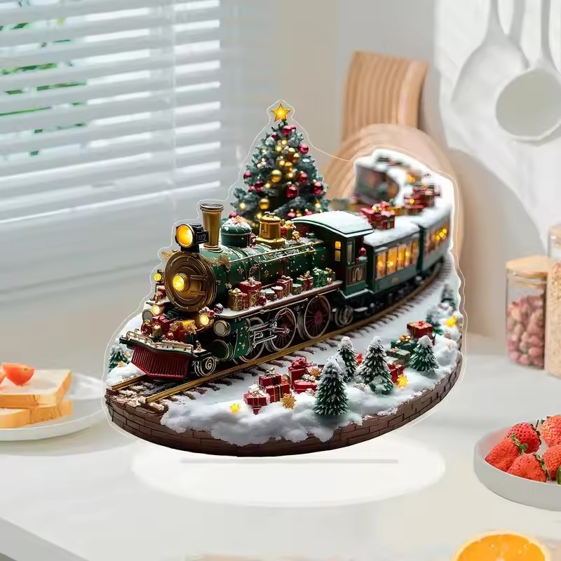 Unique Christmas Village House - Unique Lighting Decor ulasan dan harga