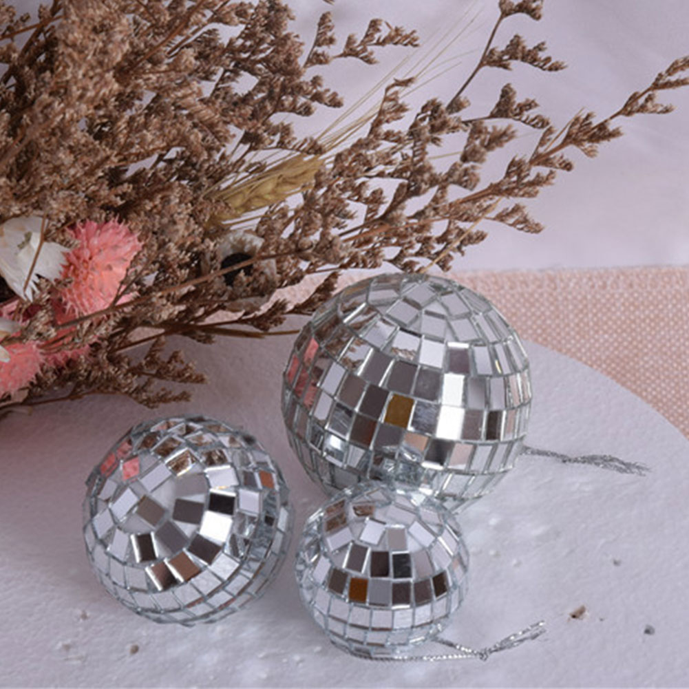 6pcs 4/6/10cm Mirror Disco Bal - Disco Ball Mirror ulasan dan harga