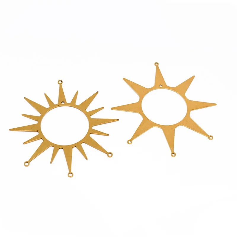 Brass Unplated Sun Pendant DIY - Pendant Lighting Christmas Decor ulasan dan harga