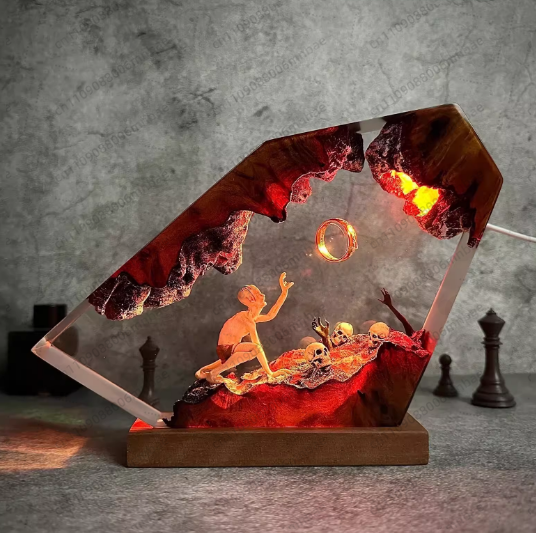 Resin Lamp Unique Room Decorat - Unique Lighting Decor ulasan dan harga
