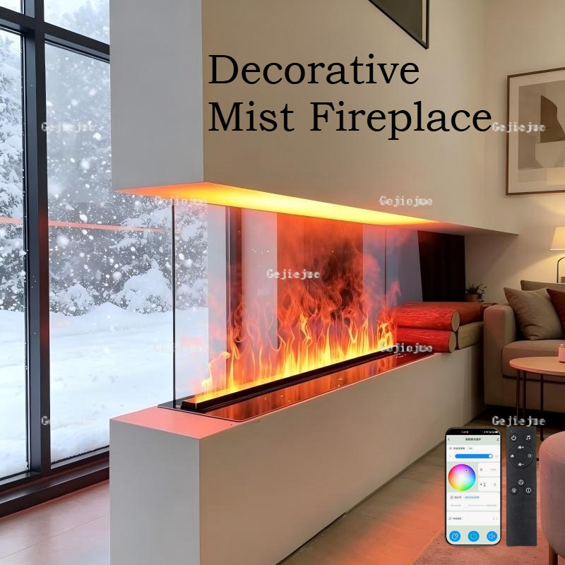 Flame Effect Humidifier Firepl - Lighting Effect Home Decor ulasan dan harga