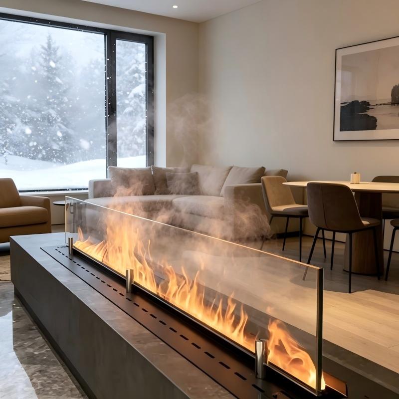 Flame Effect Humidifier Firepl - Lighting Effect Home Decor ulasan dan harga