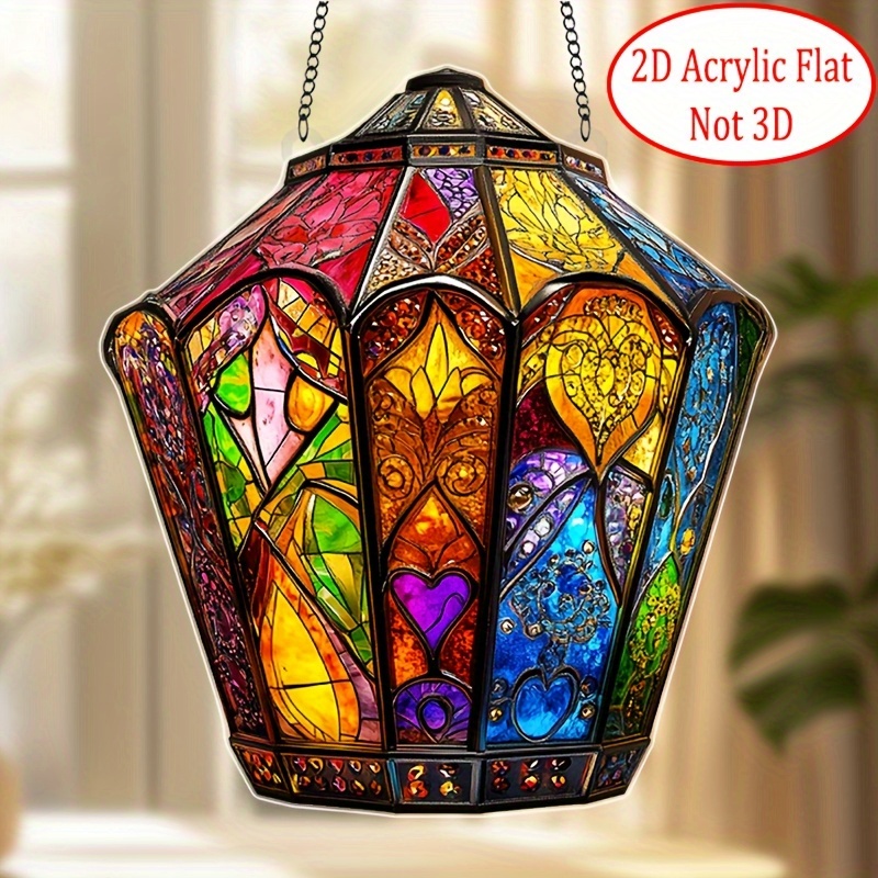 Bohemian-style Lantern 2D Acry - Unique Lighting Decor ulasan dan harga