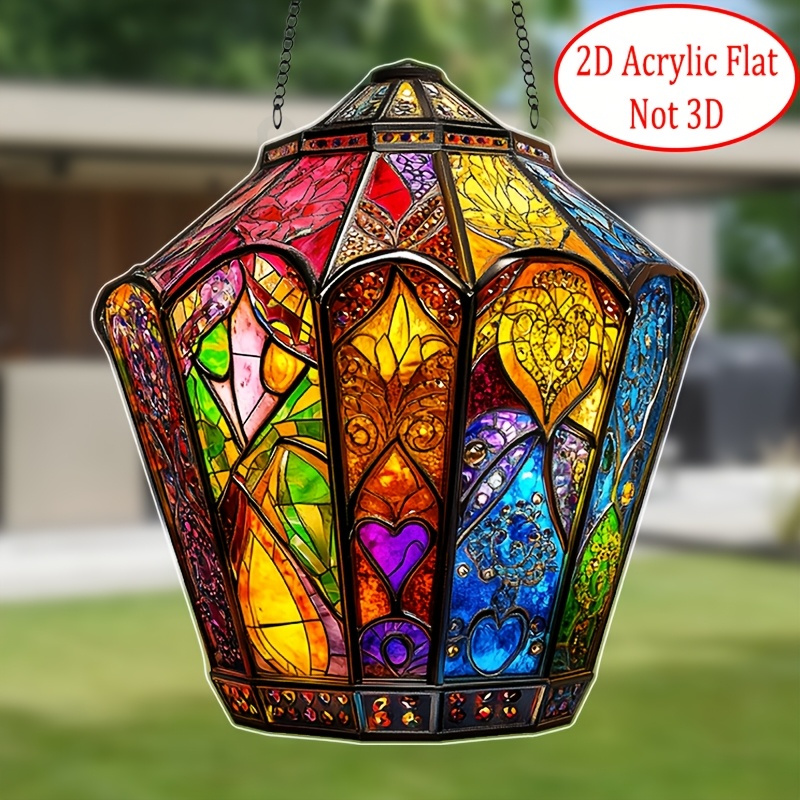 Bohemian-style Lantern 2D Acry - Unique Lighting Decor ulasan dan harga