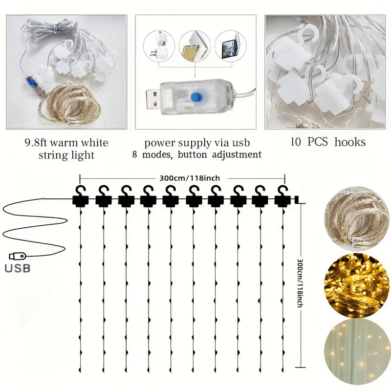 1 Pack Wedding Tulle Backdrop  - Decor Lighting Pack ulasan dan harga
